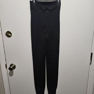 Black Lined Leggings